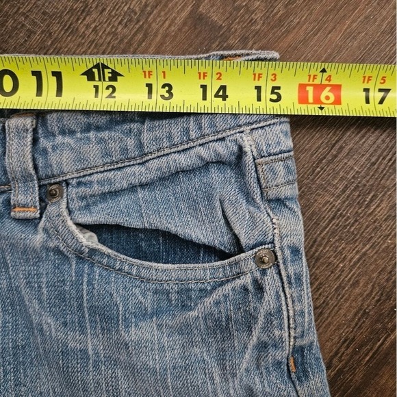 WHITE HOUSE BLACK MARKET Jeans Women's Sz 6 (30x20) Blue Denim Wide Straight Leg - Picture 5 of 7